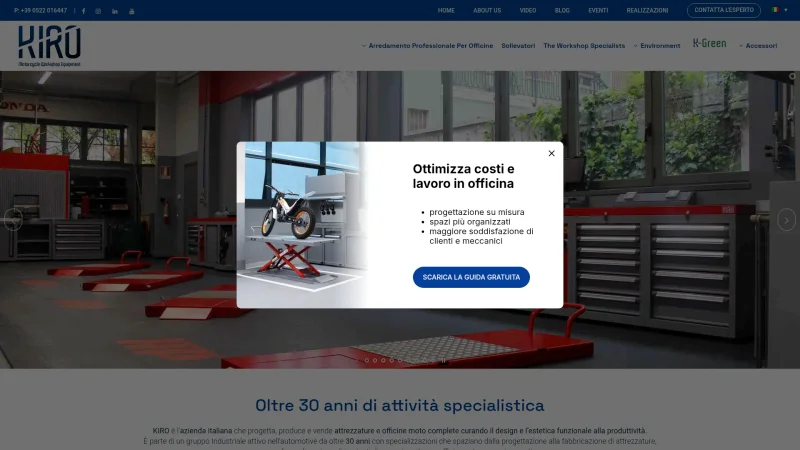 KIRO SRL website screenshot