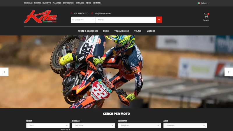 KITE S.R.L. website screenshot