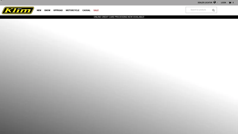 KLIM website screenshot