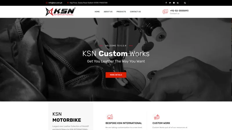 KSN INTERNATIONAL website screenshot