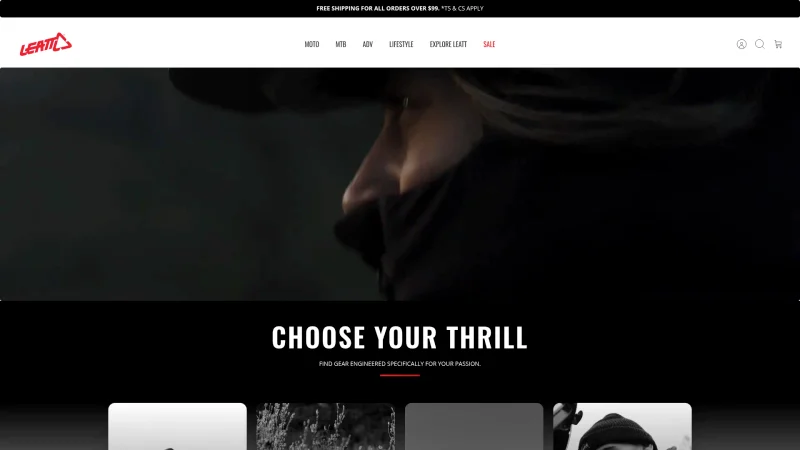 LEATT website screenshot
