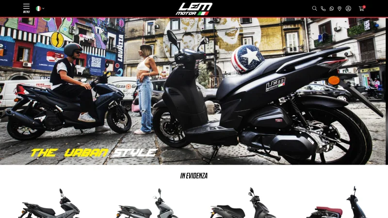 LEM MOTOR website screenshot