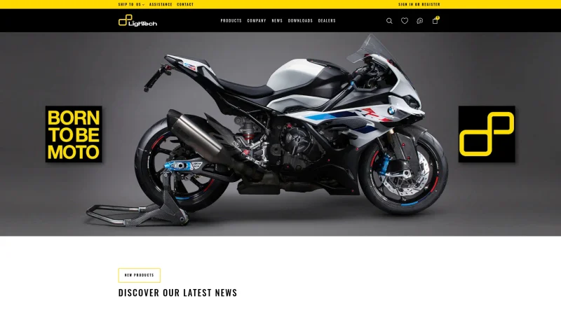 LIGHTECH – SEFO GROUP website screenshot