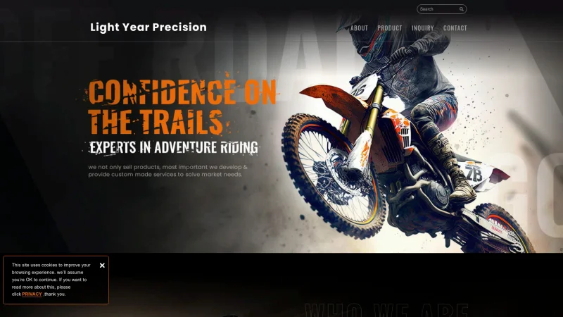LIGHT YEAR PRECISION INDUSTRIAL CO., LTD. website screenshot