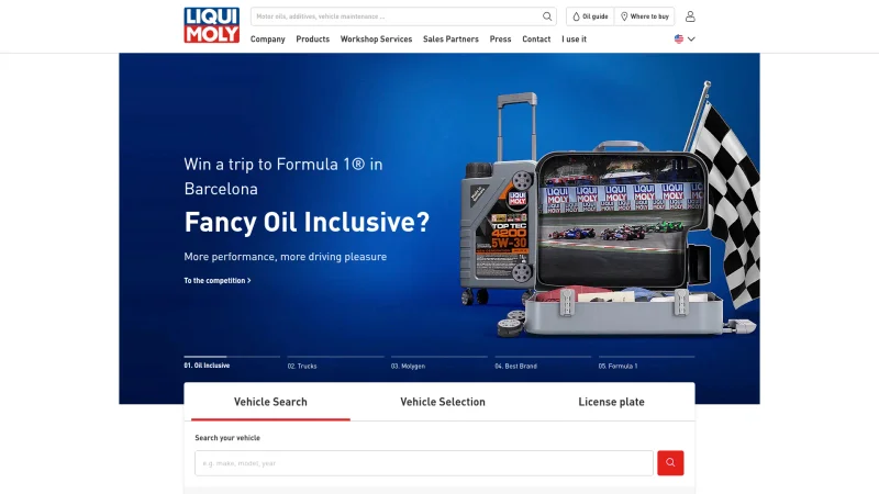 LIQUI MOLY GMBH website screenshot