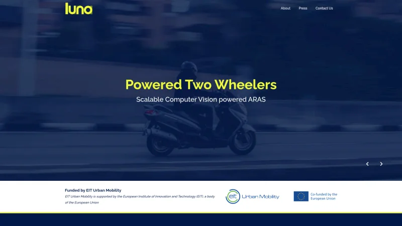 LUNA SYSTEMS website screenshot
