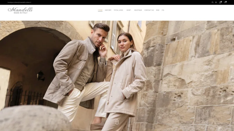PROMA – MANDELLI S.R.L. website screenshot