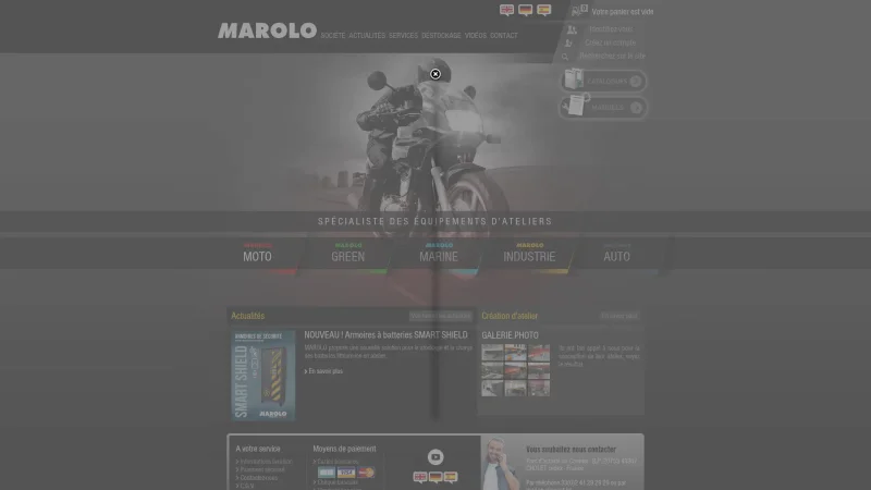 MAROLOTEST website screenshot