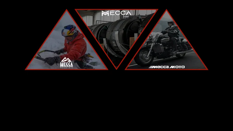 MECCA MOTO website screenshot