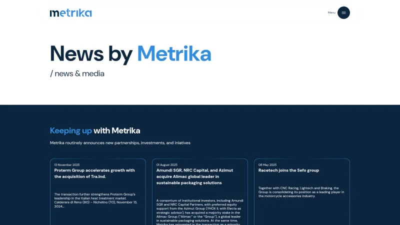 BRAKING – SEFO GROUP website screenshot