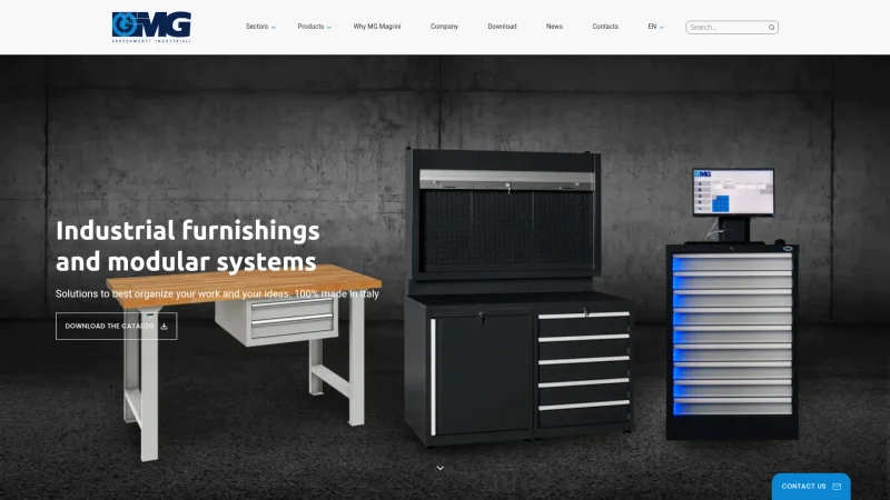 M.G. DI MAGRINI GIUSEPPE S.R.L. website screenshot
