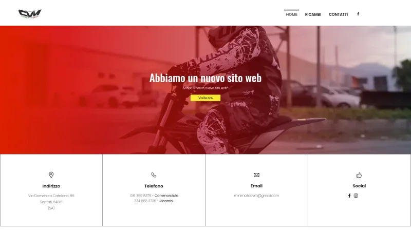 CVM S.R.L website screenshot