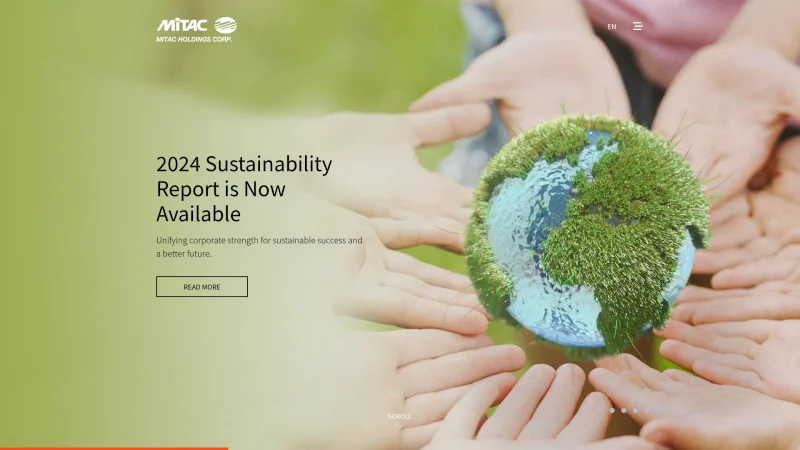 MITAC EUROPE website screenshot