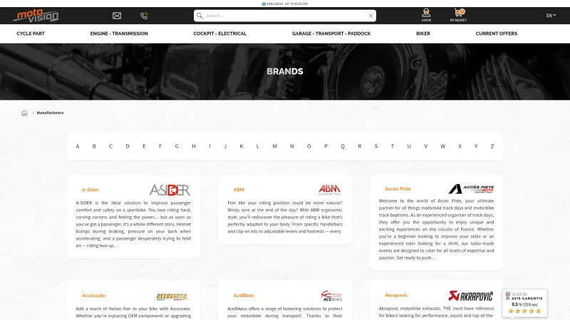VISION MOTOR OIL – SIFAM ITALIA S.R.L. website screenshot