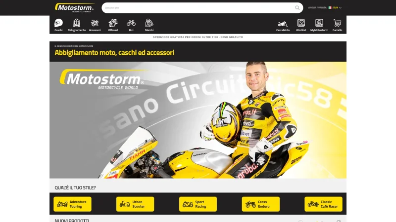 MOTOSTORM website screenshot