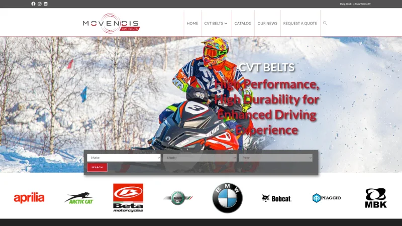 MOVENDIS EBC LDA website screenshot