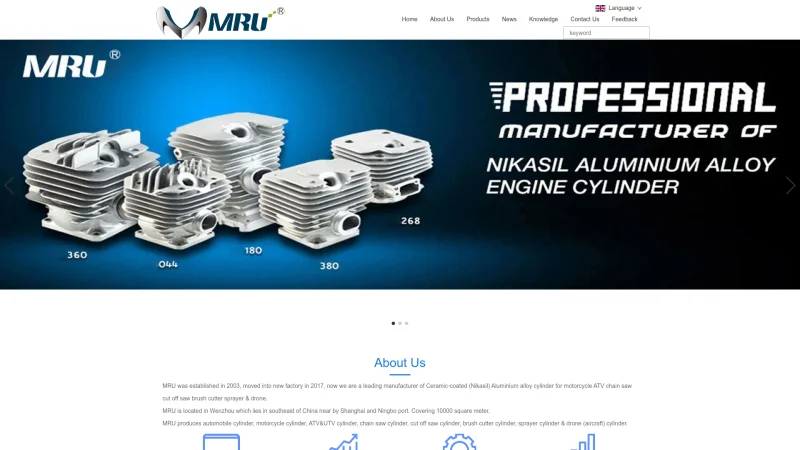 ZHEJIANG MARUI POWER MACHINERY CO.,LTD website screenshot