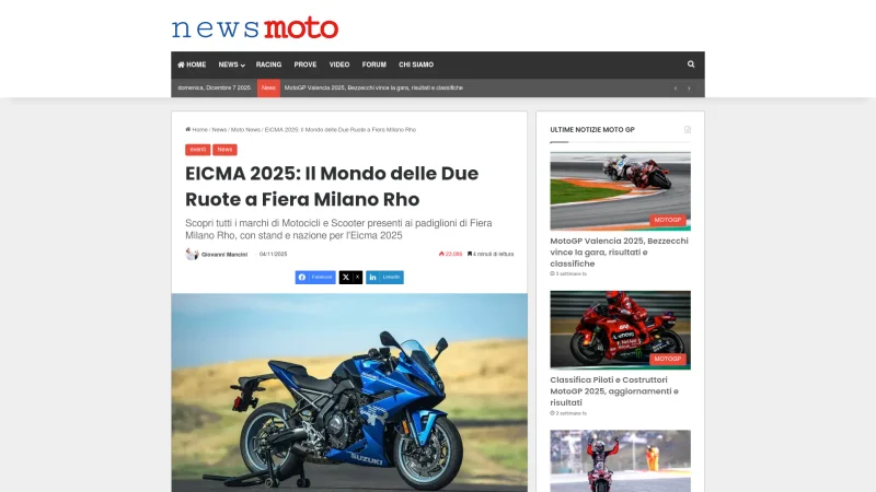 ALIEN MOTO – NCX MOTO S.R.L. website screenshot