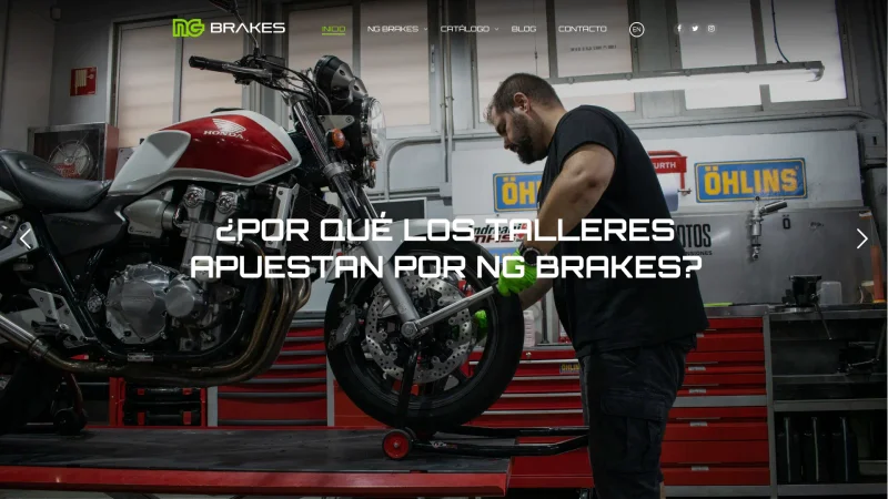 NG BRAKES website screenshot