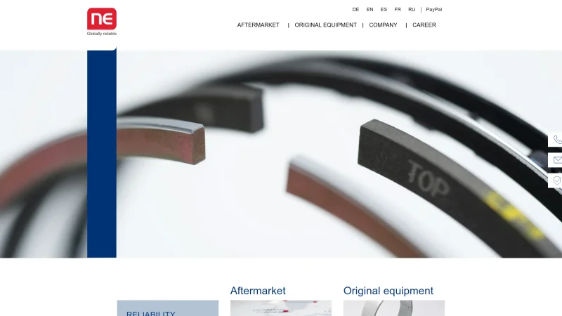 NPR OF EUROPE GMBH website screenshot