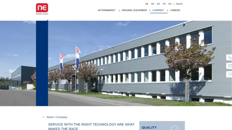 NIPPON PISTON RING (NPR) website screenshot