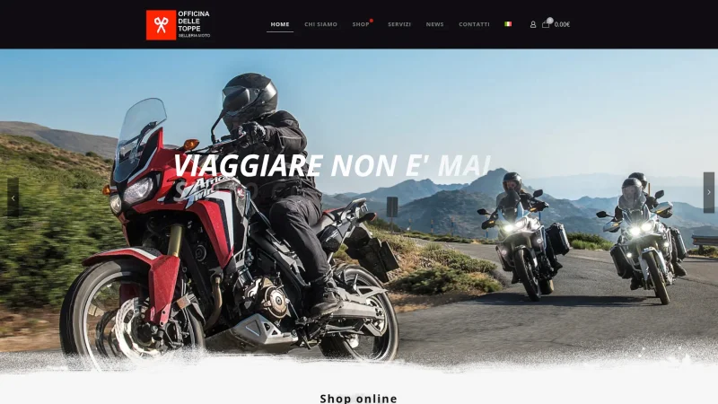 OFFICINA DELLE TOPPE website screenshot