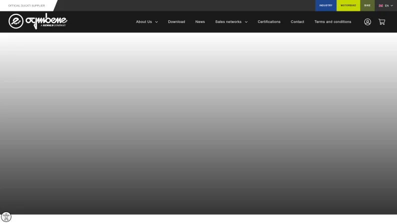 OGNIBENE S.P.A. website screenshot