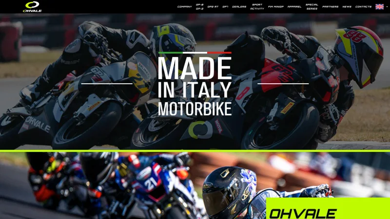OHVALE S.R.L. website screenshot