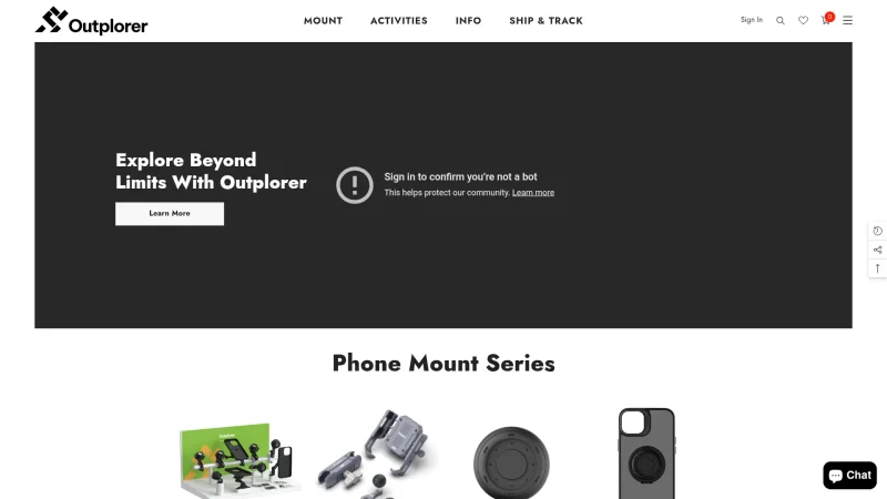 OUTPLORER LTD. website screenshot