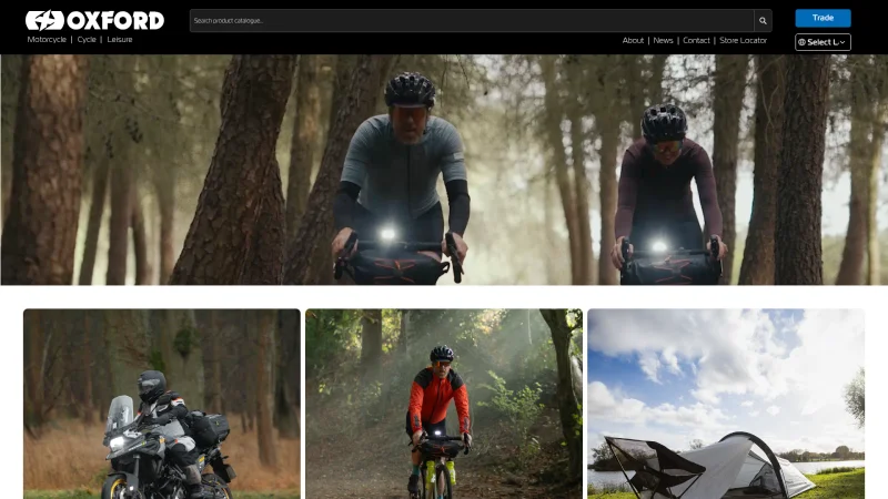 OXFORD PRODUCTS LTD website screenshot