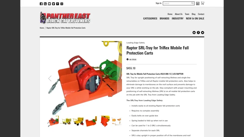 RAPTOR – SPARMART S.R.L. website screenshot