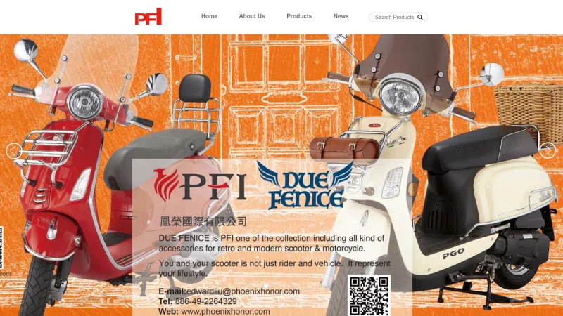 PHOENIX FIT INTERNATIONAL INC. website screenshot