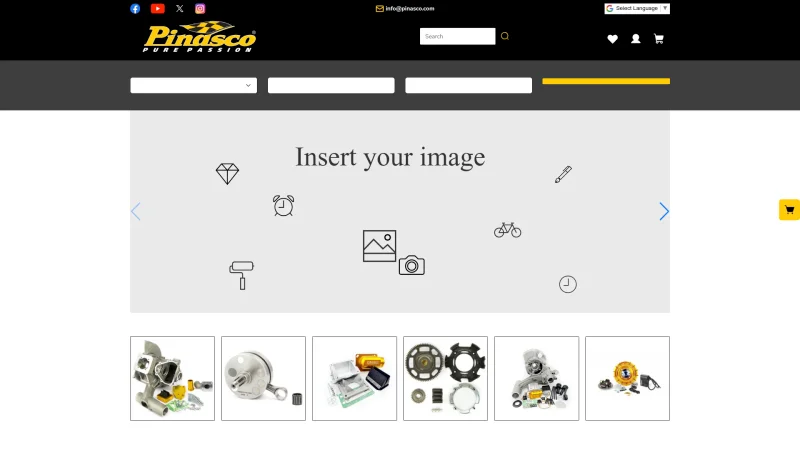 PINASCO – BETTELLA S.R.L. website screenshot