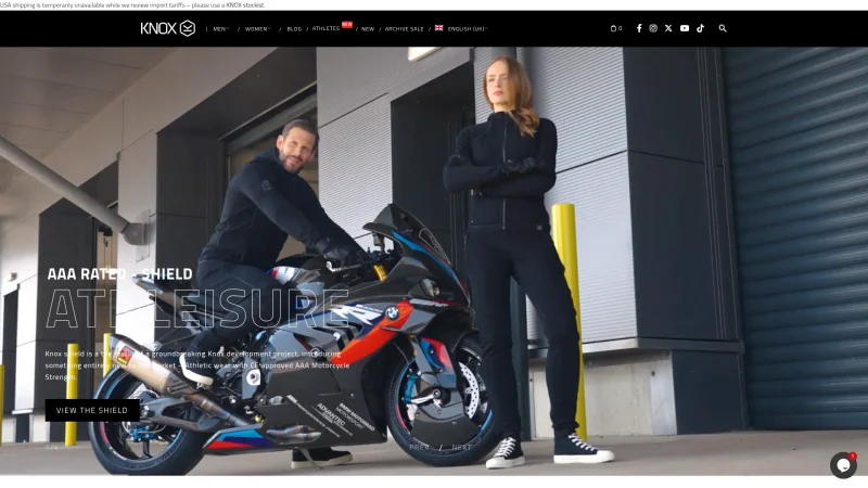 KNOX website screenshot