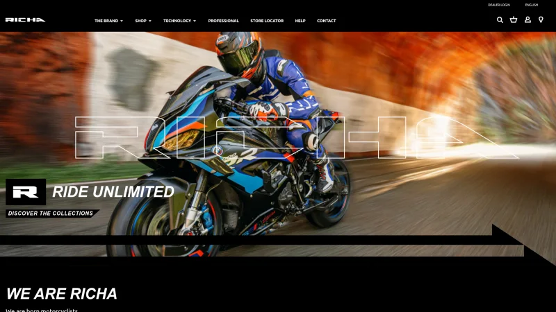 RICHA website screenshot
