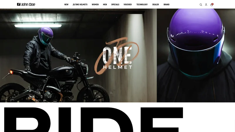 JOHN DOE MOTORSPORTS website screenshot