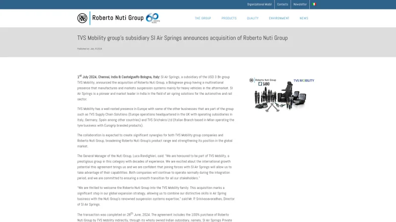 RNB – ROBERTO NUTI BOLOGNA website screenshot