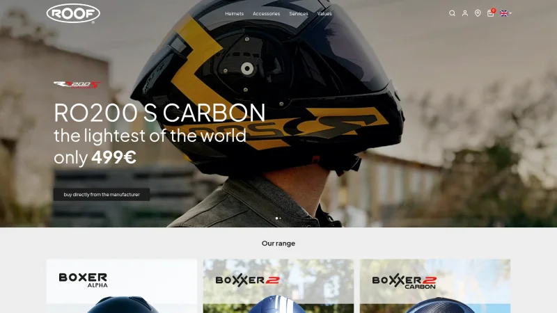 ROOF INTERNATIONAL website screenshot
