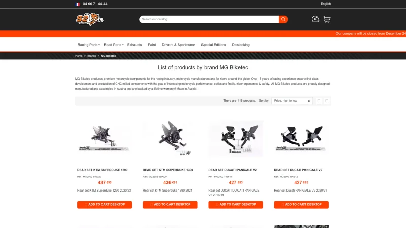MG-BIKETEC – S2 CONCEPT website screenshot