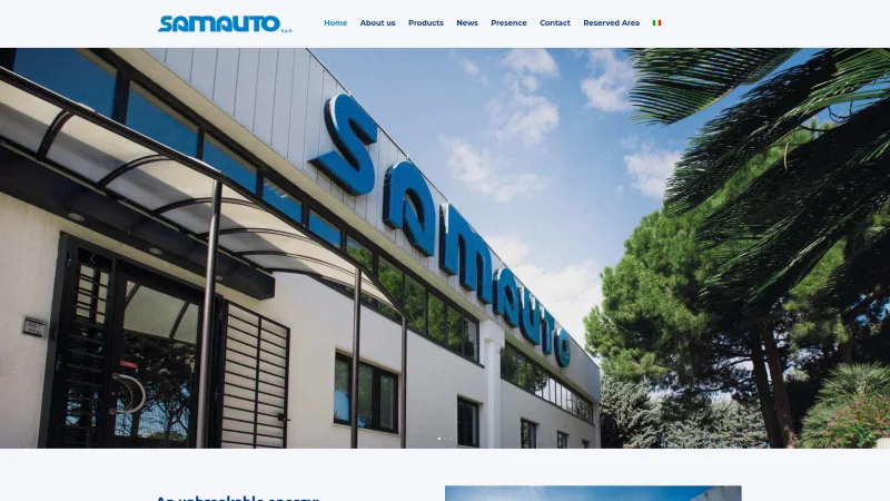 EASYBAT – SAMAUTO S.P.A. website screenshot