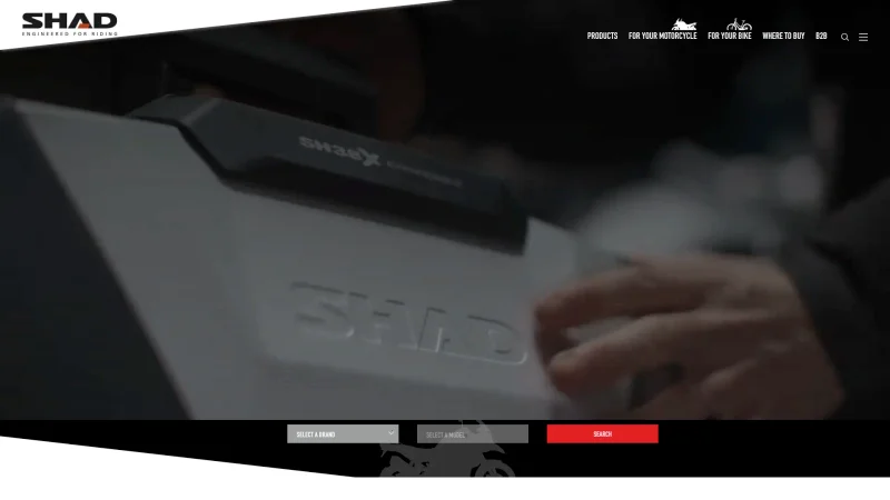 NAD S.L. – SHAD website screenshot