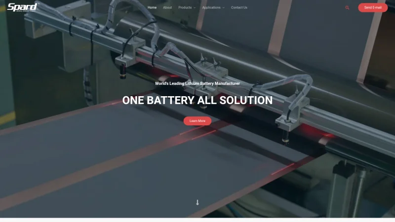 YUNTONG POWER CO.,LTD website screenshot