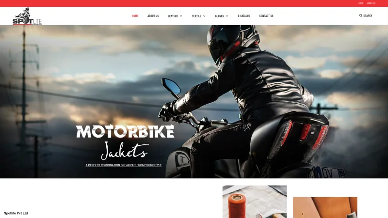 SPOTLITE (PVT) LTD website screenshot