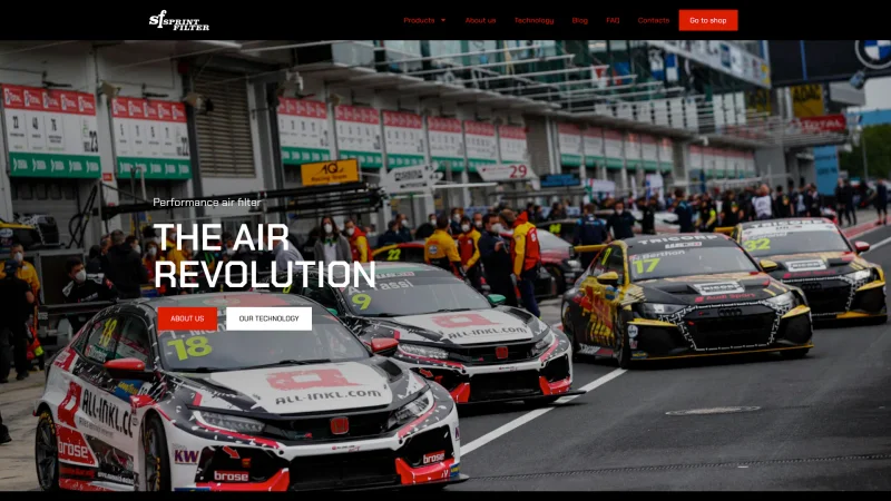SPRINTFILTER LATVIA SIA website screenshot
