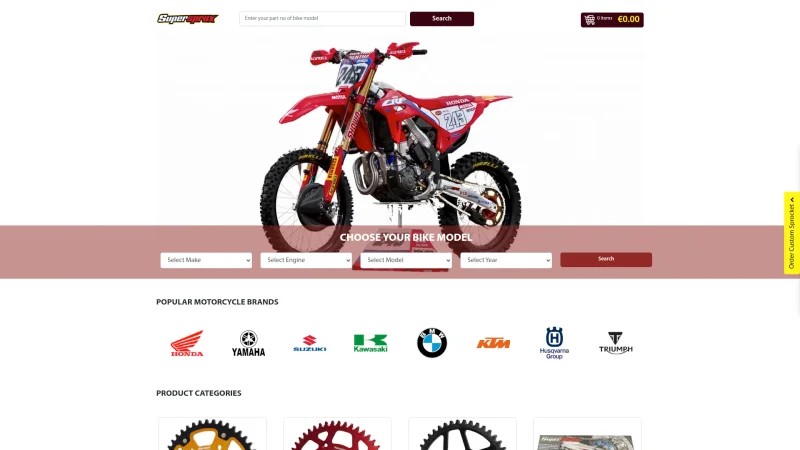 SUPERSPROX website screenshot
