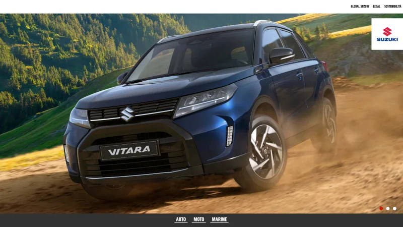 SUZUKI ITALIA S.P.A. website screenshot