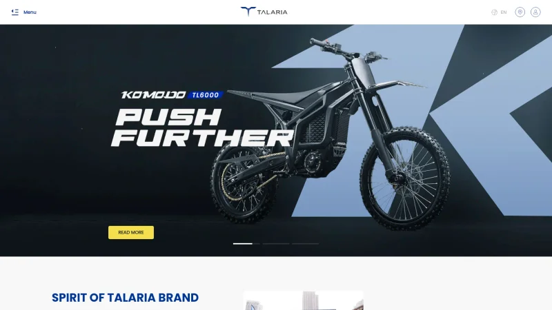TALARIA POWER TECH website screenshot