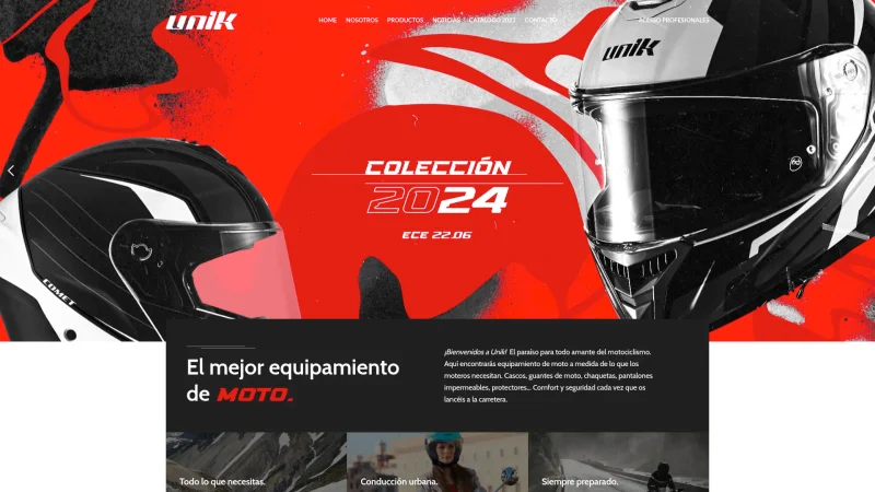 UNIK RACING S.L.U. website screenshot