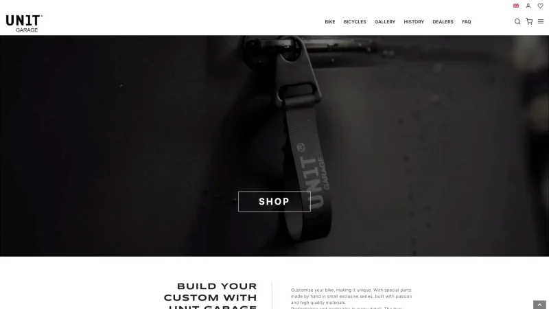 UNIT GARAGE SRL website screenshot