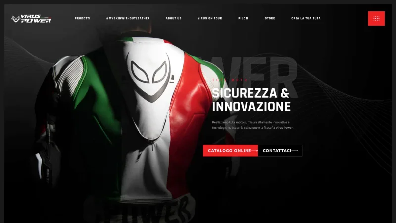 VIRUS POWER website screenshot